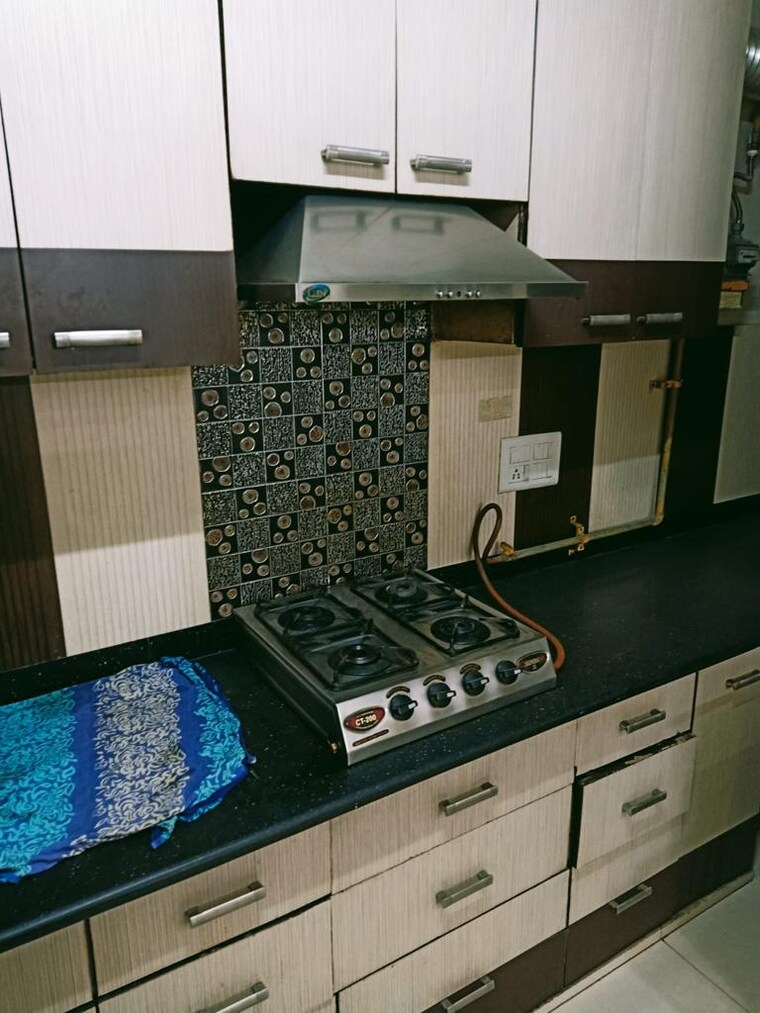 Kitchen, ip extension 3 Bedroom 1300 Sq.Ft. Apartment In Ip Extension Delhi 8671581