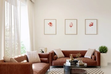 Living Room in 3 BHK Apartment at Godrej Nest, Sector 150 – for Sale