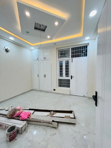 Bedroom in 3 BHK Builder Floor at Srishti Greenfield Homes, Green Fields Colony – for Sale