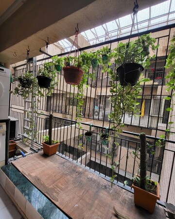 Balcony in 3 BHK Apartment at Vasant Leela Complex, Vijay Nagari – for Rent