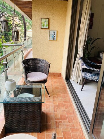 Balcony in 3 BHK Apartment at Khar West – for Rent