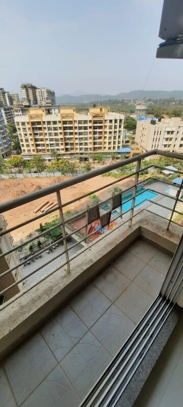 Balcony in 2 BHK Apartment at SKD Pinnacolo, Mira Road – for Rent