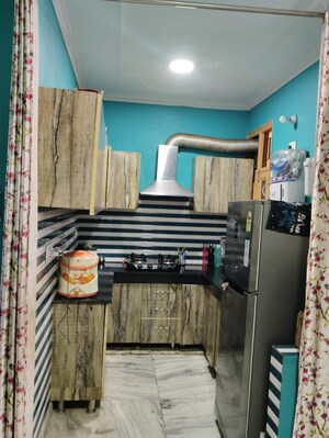 Kitchen in 3 BHK Builder Floor at Patiala Road – for Sale