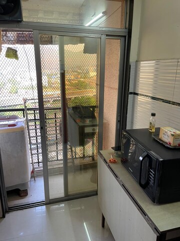 Balcony in 1 BHK Apartment at Marvel Shanti Heights, Kopar Khairane – for Rent