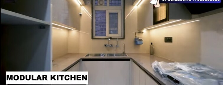 Kitchen, janakpuri 3 Bedroom 1200 Sq.Ft. Builder Floor In Janakpuri Delhi 8672562