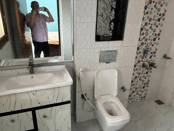 Bathroom in 2 BHK Independent House at Jaypee Greens The Orchards, Sector 131 – for Rent