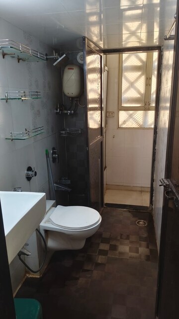Bathroom in 1 BHK Apartment at Pride Park, Dhokali – for Rent