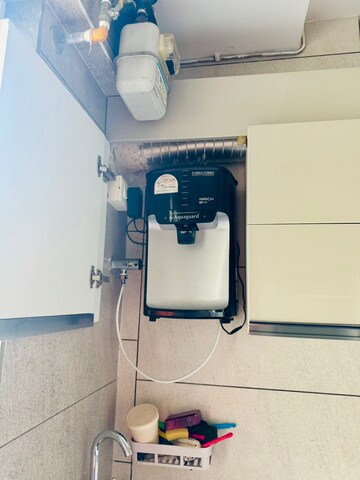 Bathroom in 1 BHK Apartment at Nexus Hyde Park Residency, Manpada – for Rent