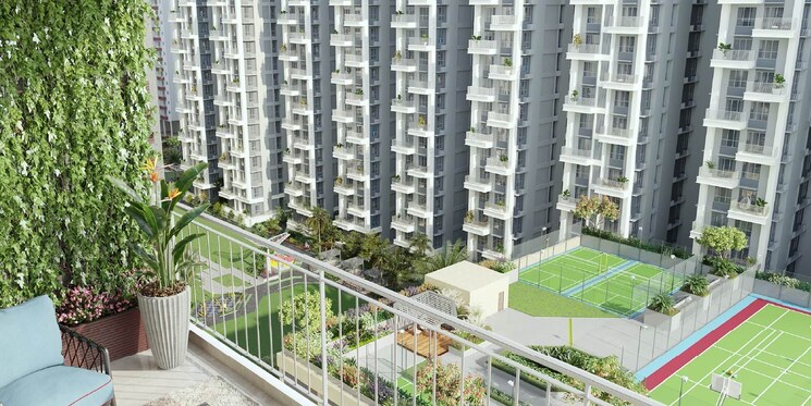 Balcony, merlin-serenia 3 Bedroom 1003 Sq.Ft. Apartment In Bt Road Kolkata 8672764