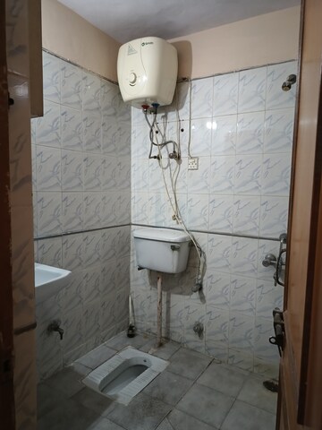 Bathroom in 2 BHK Apartment at Windsor and Nova Society, Ahinsa Khand 2 – for Rent