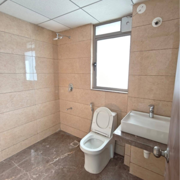 Bathroom in 2 BHK Apartment at Kalpataru Immensa B, Kolshet Industrial Area – for Rent