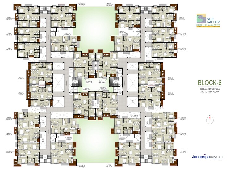 Master Plan, aaditri-everest 3 Bedroom 3080 Sq.Ft. Apartment In Ameenpur Hyderabad 8672875