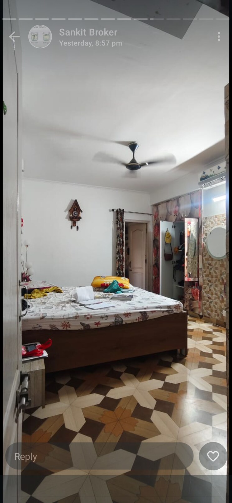 Bedroom, aims-golf-city 3 Bedroom 1400 Sq.Ft. Apartment In Sector 75 Noida 8672918