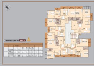 Floor Plan in 2 BHK Apartment at Bhakti Bhosale Empire, Kiwale – for Sale