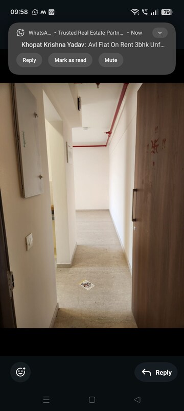 Building Lobby in 3 BHK Apartment at Piramal Vaikunth, Balkum Pada – for Rent