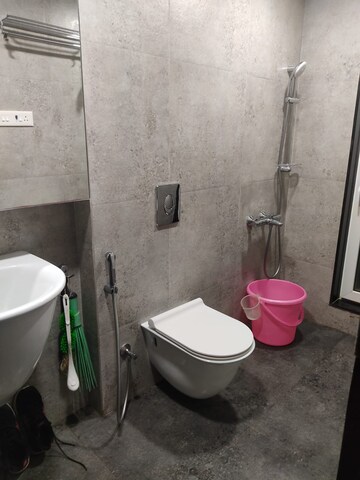 Bathroom in 3 BHK Apartment at Dhaval Sunrise Orlem, Malad West – for Sale