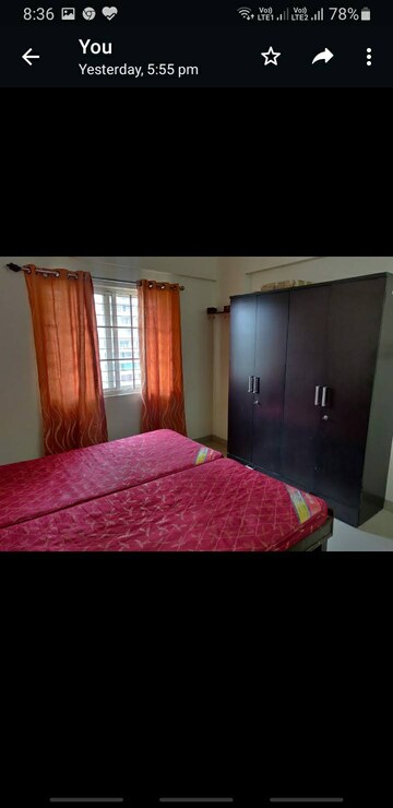 Bedroom in 1 BHK Apartment at Amanora Desire Tower, Magarpatta Road – for Rent