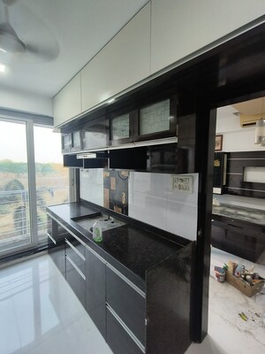 Kitchen in 3 BHK Apartment at Paradise  Sai Crystals, Kharghar – for Sale