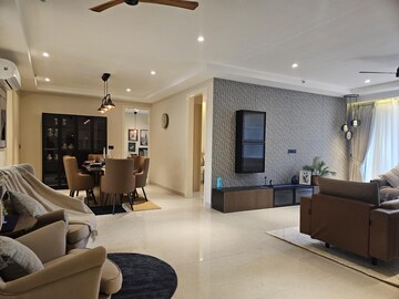 Living Room in 4 BHK Apartment at The Ananta Aspire, Utrathiya – for Sale