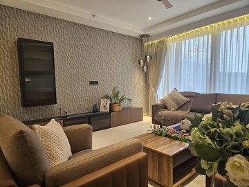 Living Room in 4 BHK Apartment at The Ananta Aspire, Utrathiya – for Sale