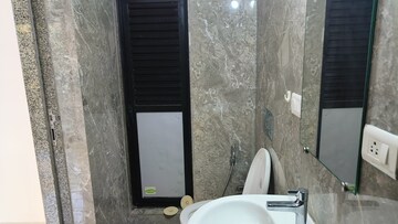 Bathroom in 1 BHK Apartment at Kanakia Spaces Zen World, Kanjurmarg East – for Rent