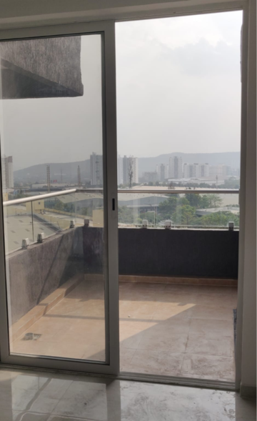 Balcony in 2 BHK Apartment at Pantheon Acorn Park Phase 1, Mumbai Bangalore Highway – for Rent