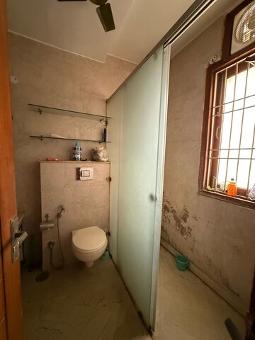 Bathroom in 2 BHK Builder Floor at Vasant Kunj – for Rent