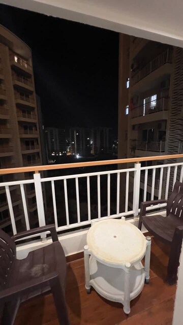 Balcony in 3 BHK Apartment at Hazratganj – for Rent