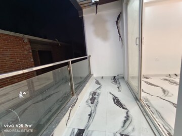 Balcony in 3 BHK Builder Floor at Chattarpur – for Rent
