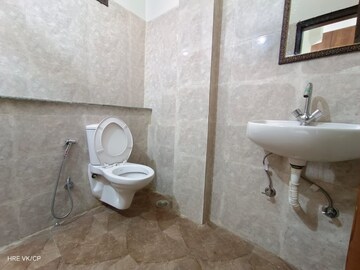 Bathroom in 3 BHK Builder Floor at Chattarpur – for Rent