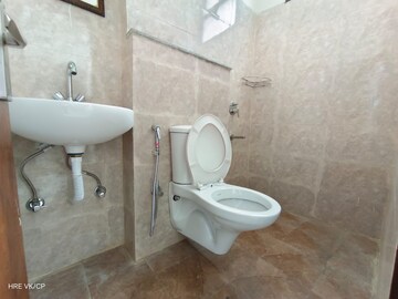 Bathroom in 3 BHK Builder Floor at Chattarpur – for Rent
