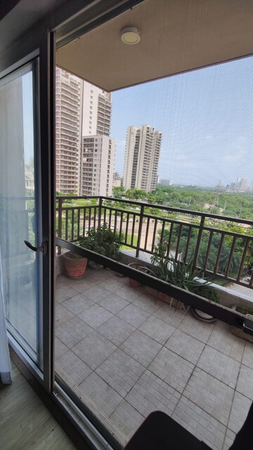 Balcony in 4 BHK Apartment at Adani Oyster Arcade, Sector 102 – for Rent