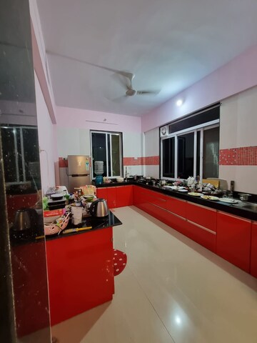 Kitchen in 3 BHK Apartment at Sheth Vasant Lawns, Laxmi Nagar – for Rent