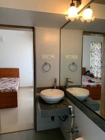 Attached Bathroom in 2 BHK Apartment at Rustomjee Elanza, Malad West – for Rent