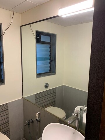 Bathroom in 2 BHK Apartment at Rustomjee Elanza, Malad West – for Rent