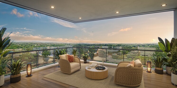 Balcony, tarc-ishva 4 Bedroom 3883 Sq.Ft. Apartment In Sector 63a Gurgaon 8673939