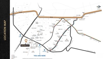 4 BHK Apartment – Map Location View at Smart World The Edition, Sector 66 - for Sale