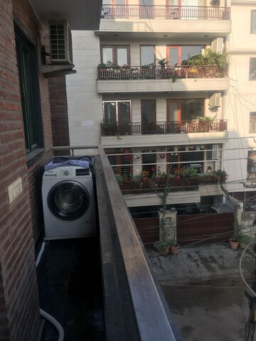 Balcony in 3 BHK Apartment at Veera Safdarjung Enclave, Safdarjung Enclave – for Rent