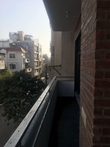 Balcony in 3 BHK Apartment at Veera Safdarjung Enclave, Safdarjung Enclave – for Rent