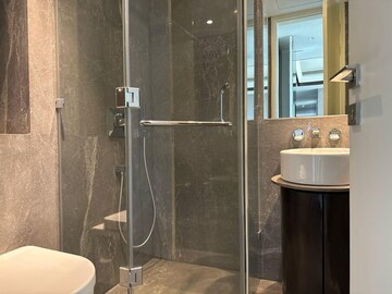 Bathroom in 4 BHK Apartment at Lodha Trump Tower, Worli – for Rent