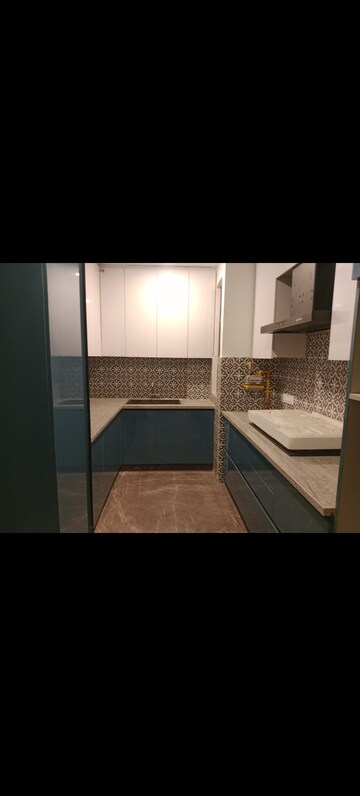 Kitchen in 3 BHK Builder Floor at Sarvodaya Enclave – for Rent