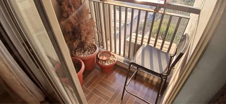 Balcony, shivalik-sharda-park-view-2 3 Bedroom 814 Sq.Ft. Apartment In Shela Ahmedabad 8674555