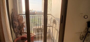 Balcony in 3 BHK Apartment at Shivalik Sharda Park View 2, Shela – for Rent