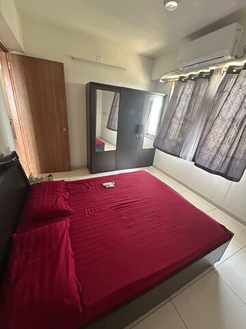 Bedroom in 3 BHK Apartment at Shivalik Sharda Park View 2, Shela – for Rent