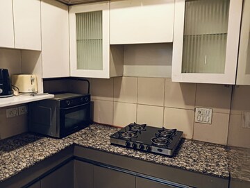 Kitchen in 2 BHK Apartment at Panchsheel Greens, Sector 16 Greater Noida – for Rent