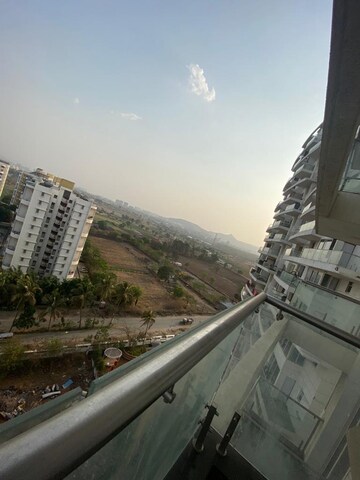 Balcony in 3 BHK Apartment at Pharande Puneville, Tathawade – for Rent
