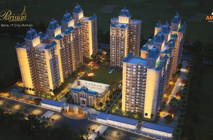 3 BHK Apartment For Sale in Ambika La Parisian 