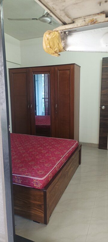 Bedroom in 1 BHK Apartment at Tulsi Aura Mumbai, Ghansoli – for Rent