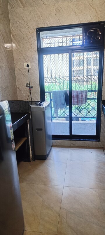 Bathroom in 1 BHK Apartment at Tulsi Aura Mumbai, Ghansoli – for Rent