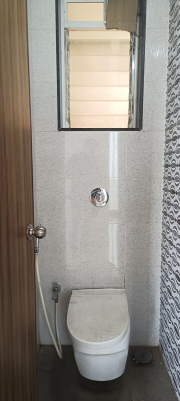 Bathroom in 1 BHK Apartment at Bhairaav Goldcrest Residency, Ghansoli – for Rent